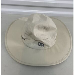 Outdoor Research Wide Brim Bucket Hat Size Large Hiking Sun Drawstring